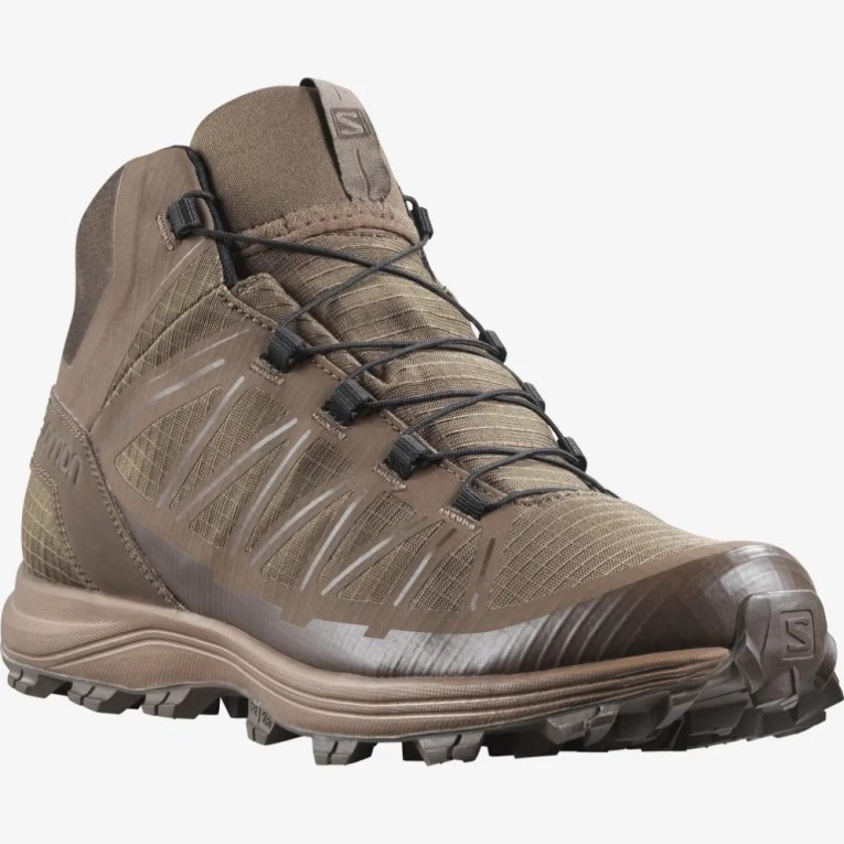 Brown Salomon Speed Assault Men's Tactical Boots | IE EK1720